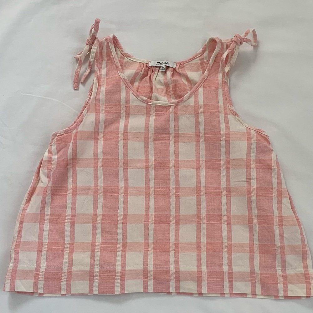 Madewell gingham tank
